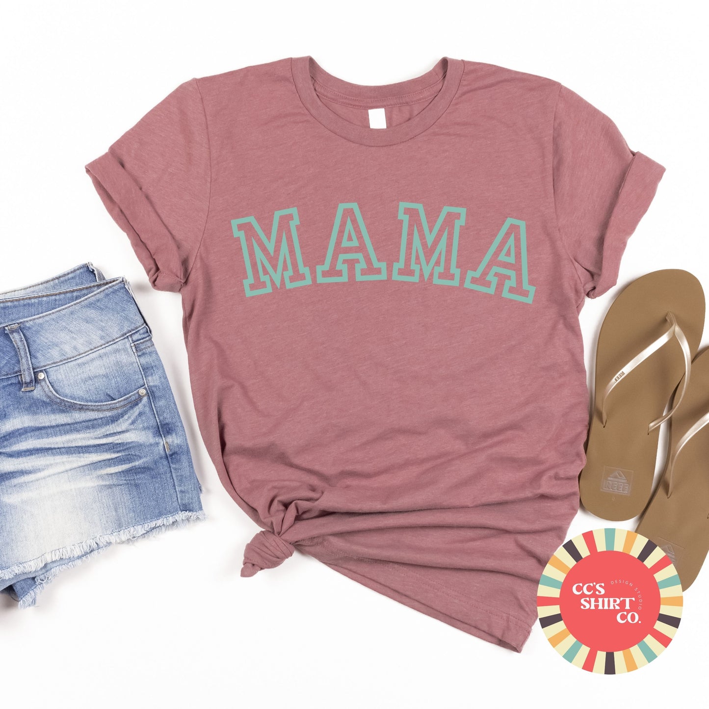 MAMA Varsity Style Tee
