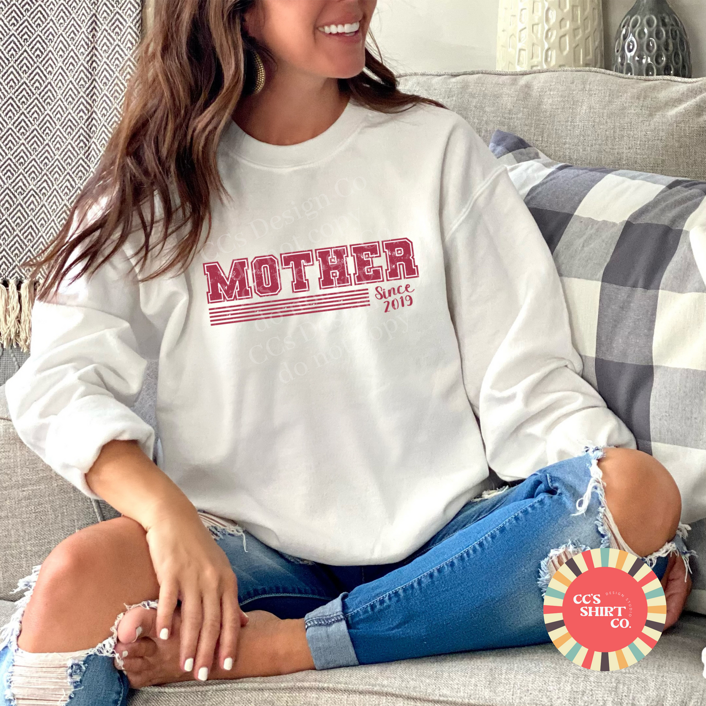 Grunge Styled Mother Since with Personalized Date