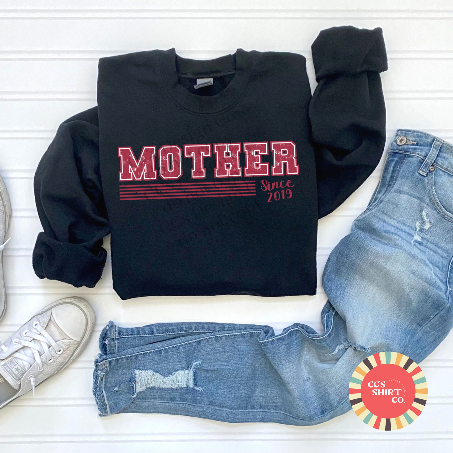 Grunge Styled Mother Since with Personalized Date