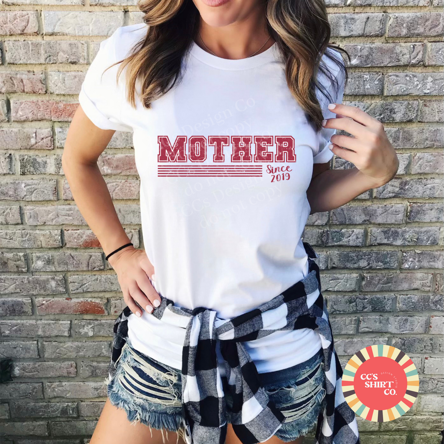 Grunge Styled Mother Since with Personalized Date