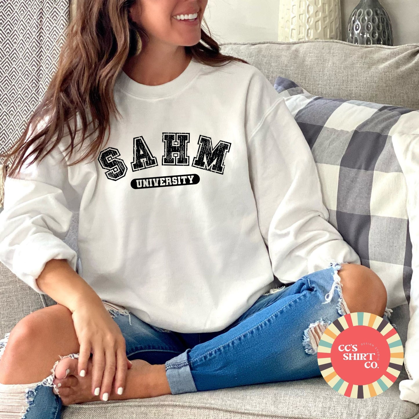 Stay At Home Mom University Crewneck