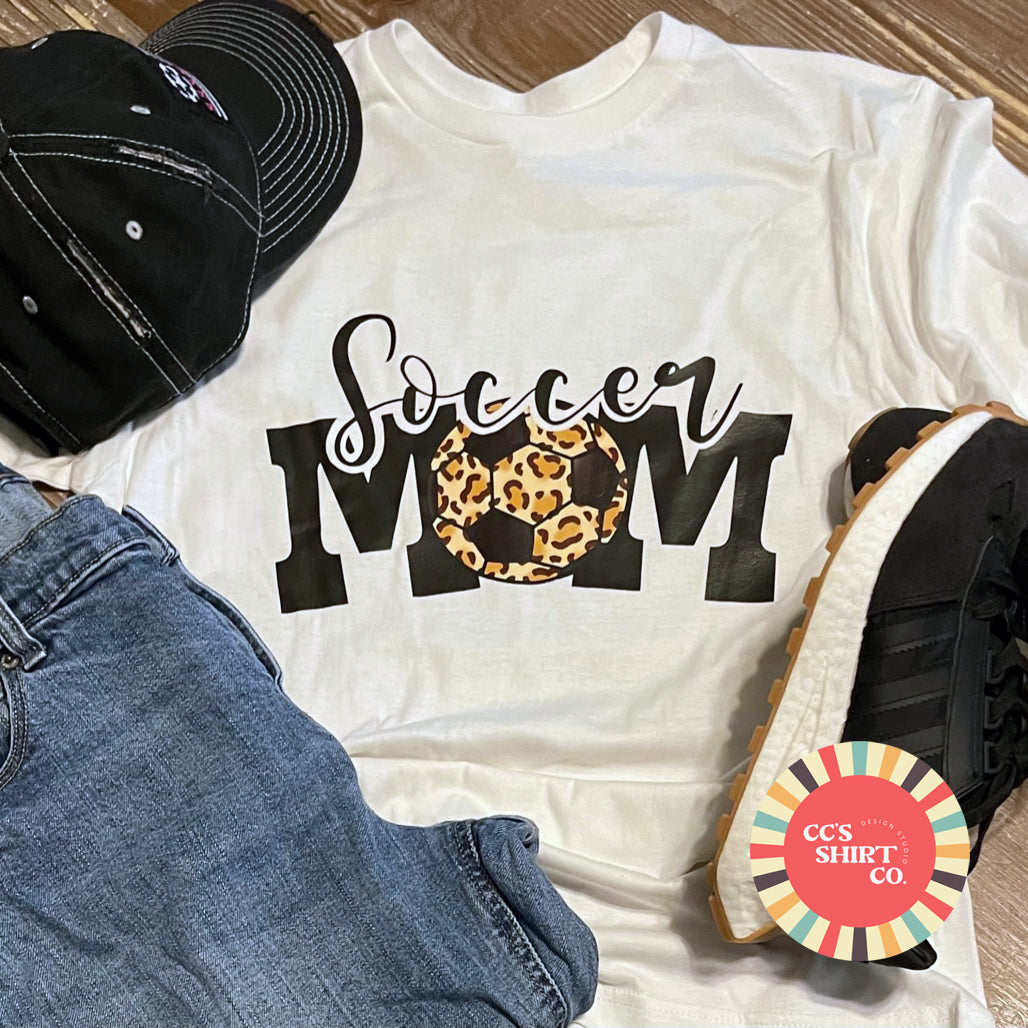 Soccer Mom Leopard Soccer Ball