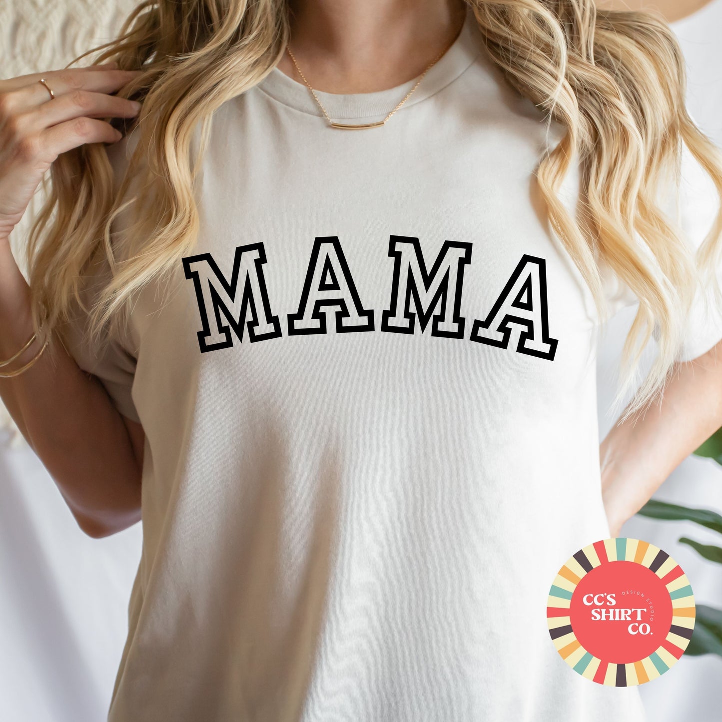 MAMA Varsity Style Tee