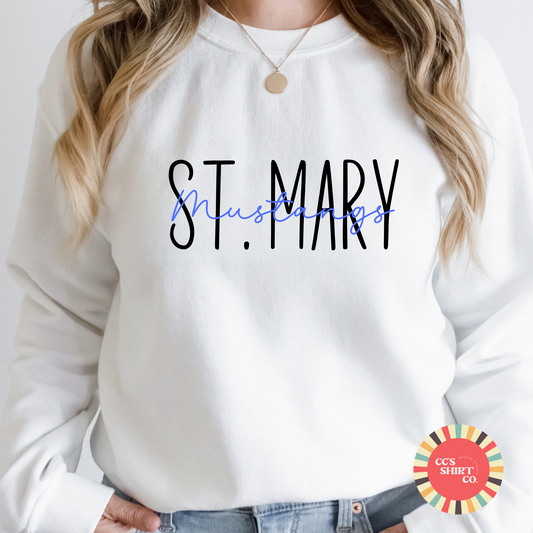 St Mary Mustangs Script