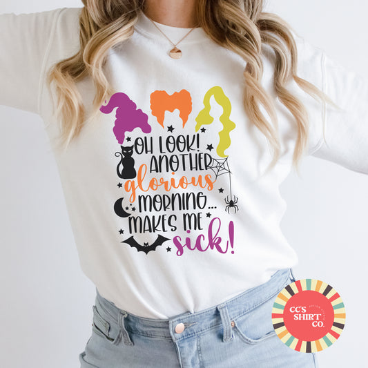 Glorious Morning with the Sanderson Sisters Halloween Sweatshirt