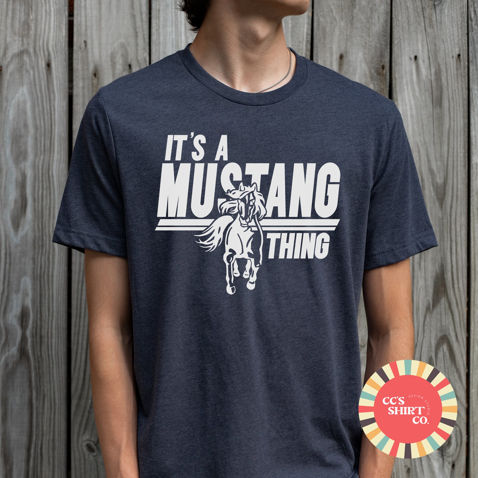 It\'s A Mustang Thing Spirit Tee – CC\'s Shirt Co